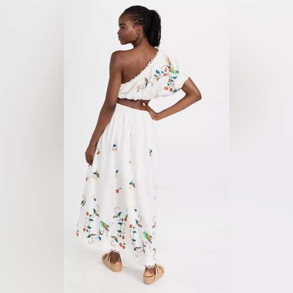 farm rio pitanga embroidered maxi dress - Picture 2 of 4